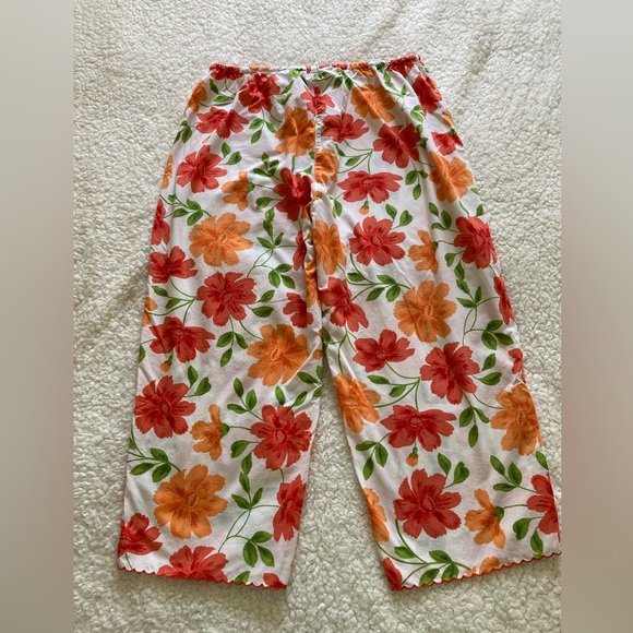 Eddie Bauer floral pajama lounge pants sleepwear, size extra large, 100% cotton - Picture 3 of 6